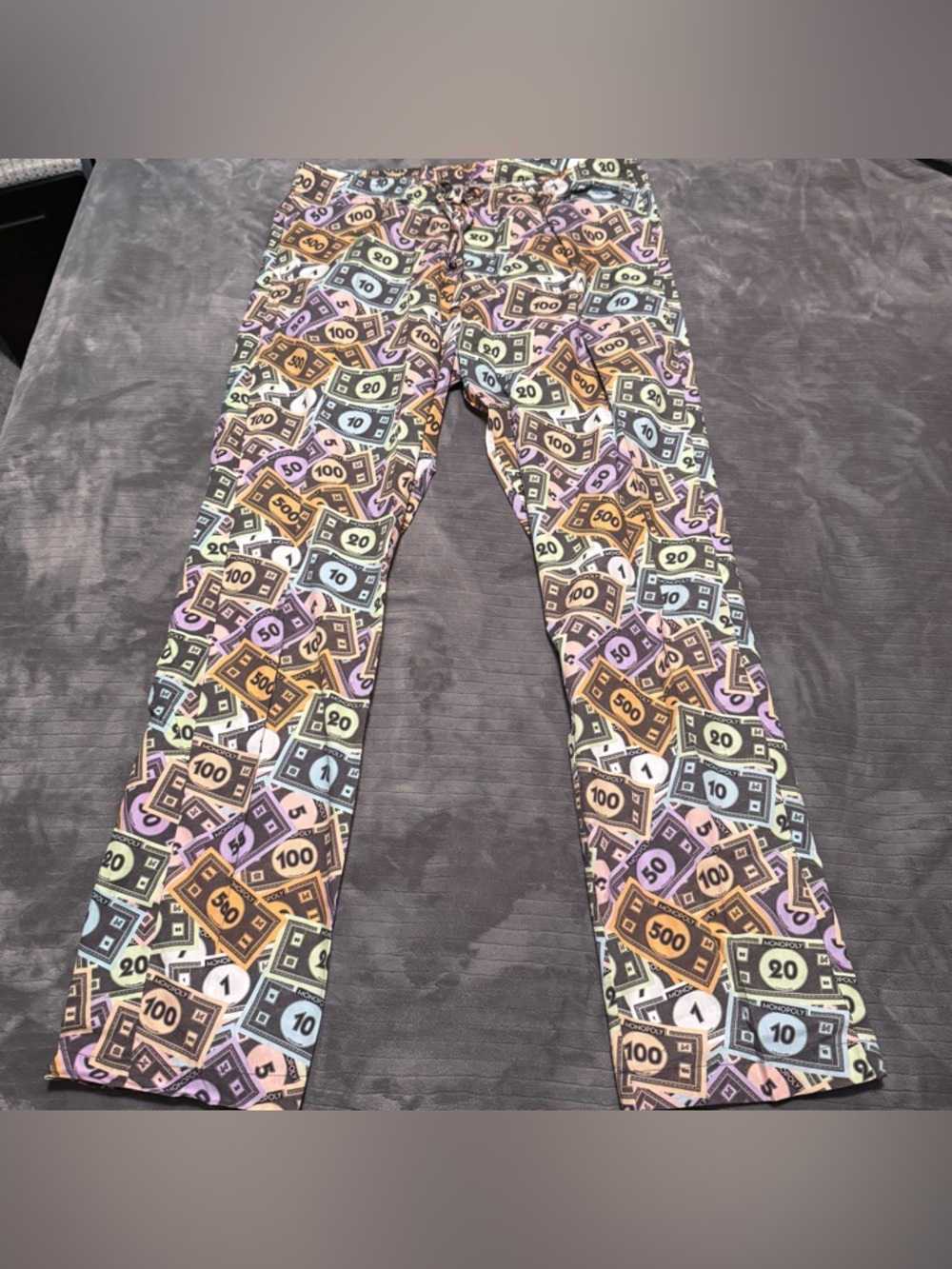 Money Print Pants